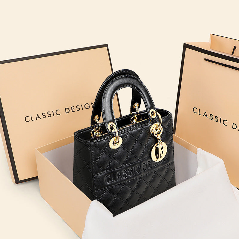 Women's Summer Diana High-grade Niche Leather Luggage