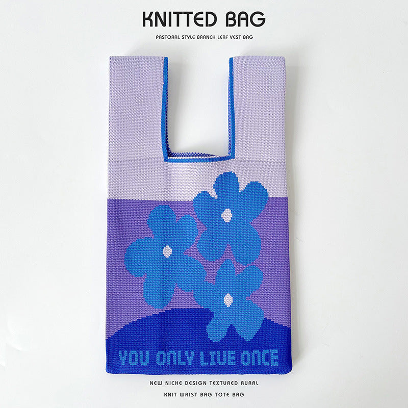 Series Knitted Versatile Large Capacity Commuter Holiday Bags