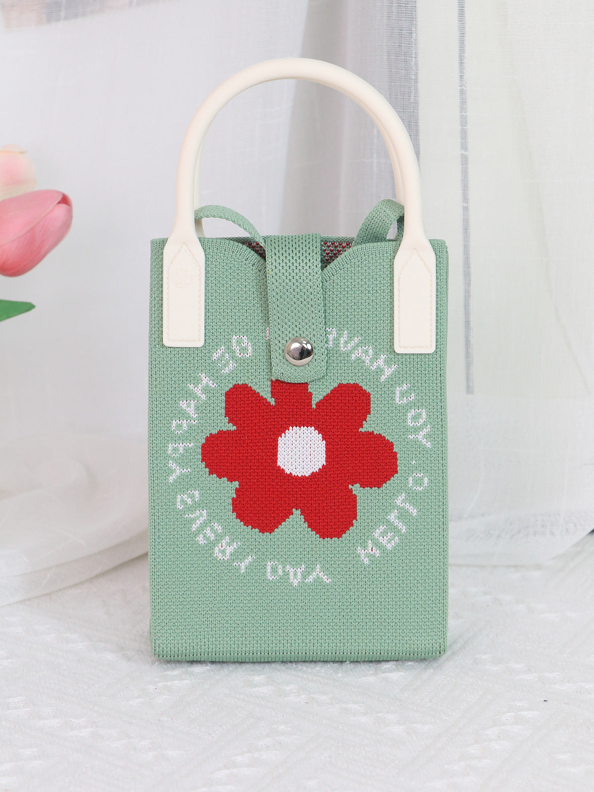 Mobile Spring Flying Woven With Knitted Bags