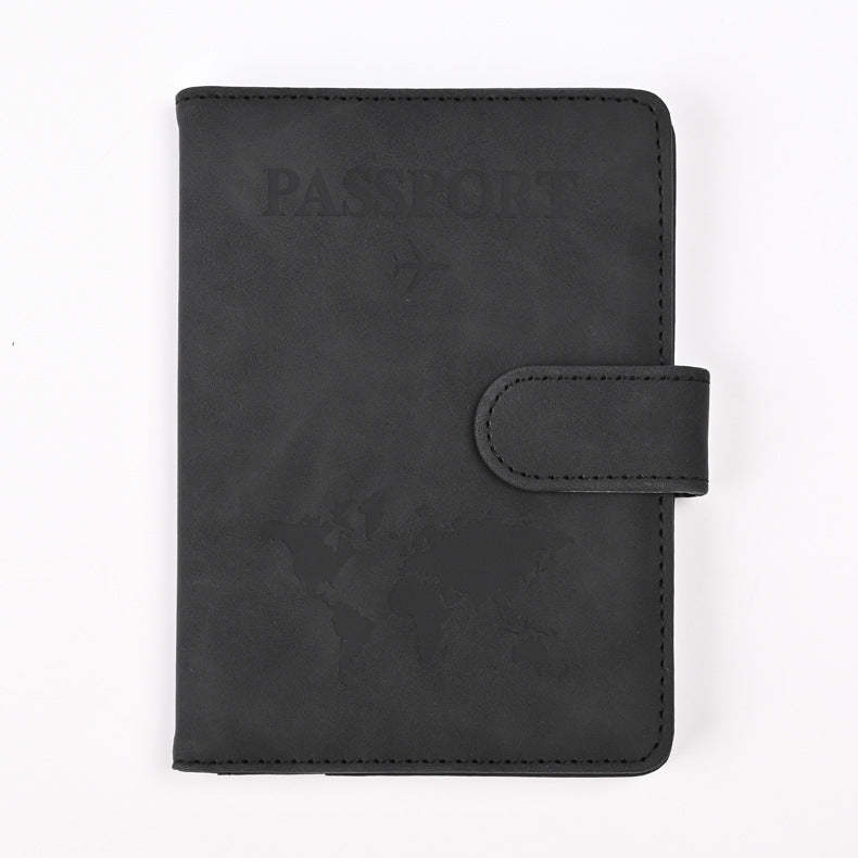 Color Changing Map Passport Cover Ticket Card Holder
