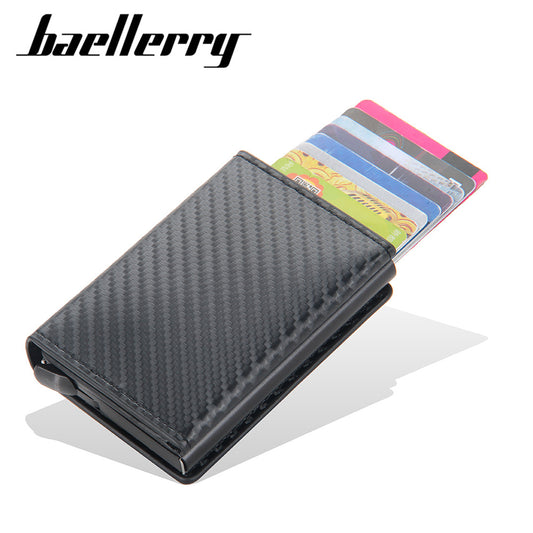 Metal Aluminum Box Short Credit Bank Card Holder