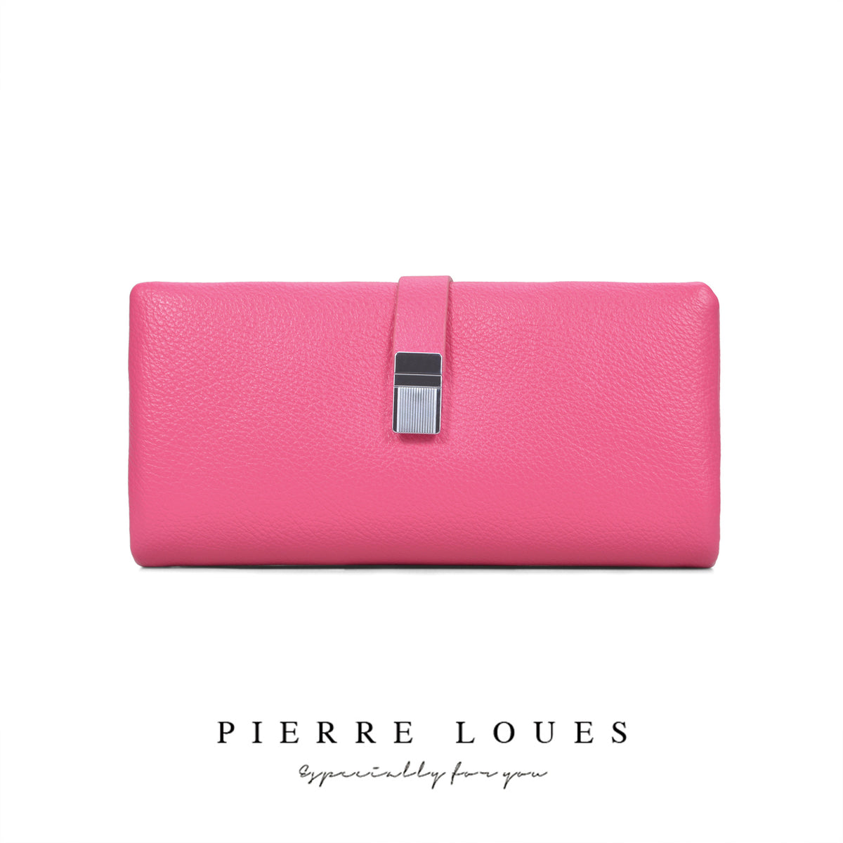 Women's Simple Metal Fashion Three-fold Long Ladies Wallet
