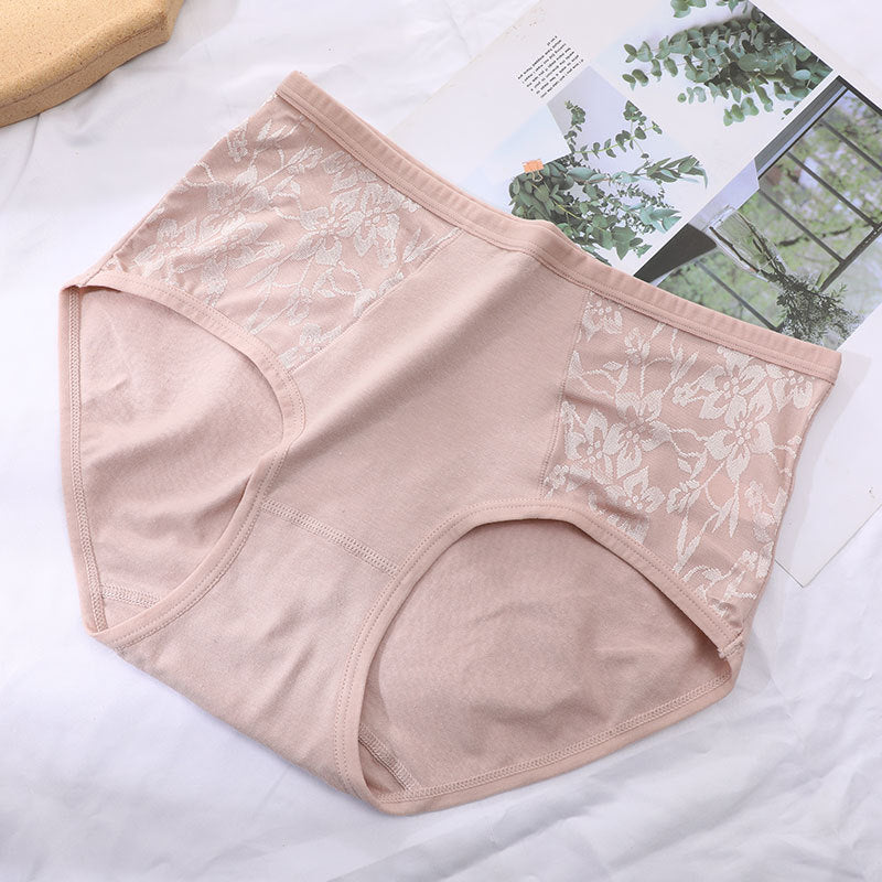 Women's Candy Color High Quality Medium Cotton Panties