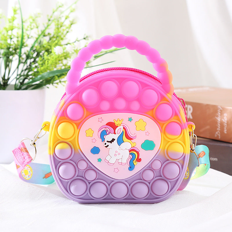 Mouse Killer Pioneer Cartoon Princess Silicone Decompression Coin Purses
