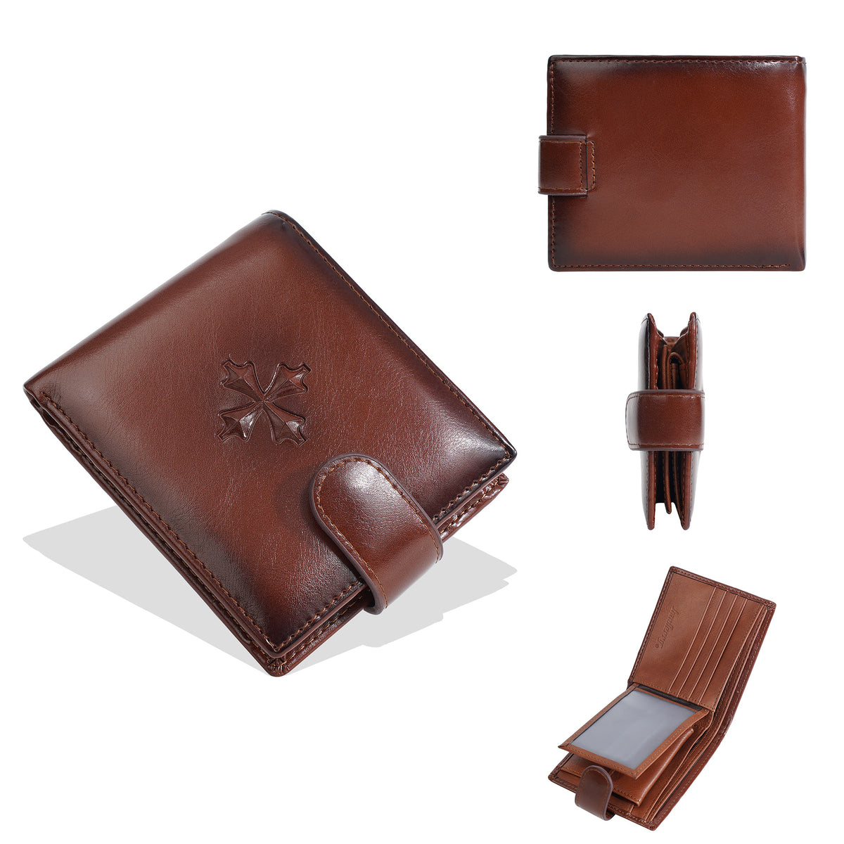 Men's Large Capacity Cash Short High-grade Multiple Slots Men's Wallet