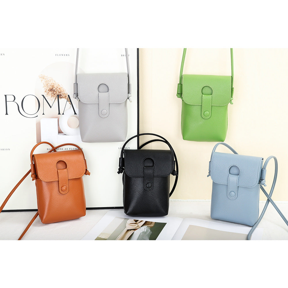 Women's Genuine Leather Mobile Summer Lightweight Fashion Large Phone Bags