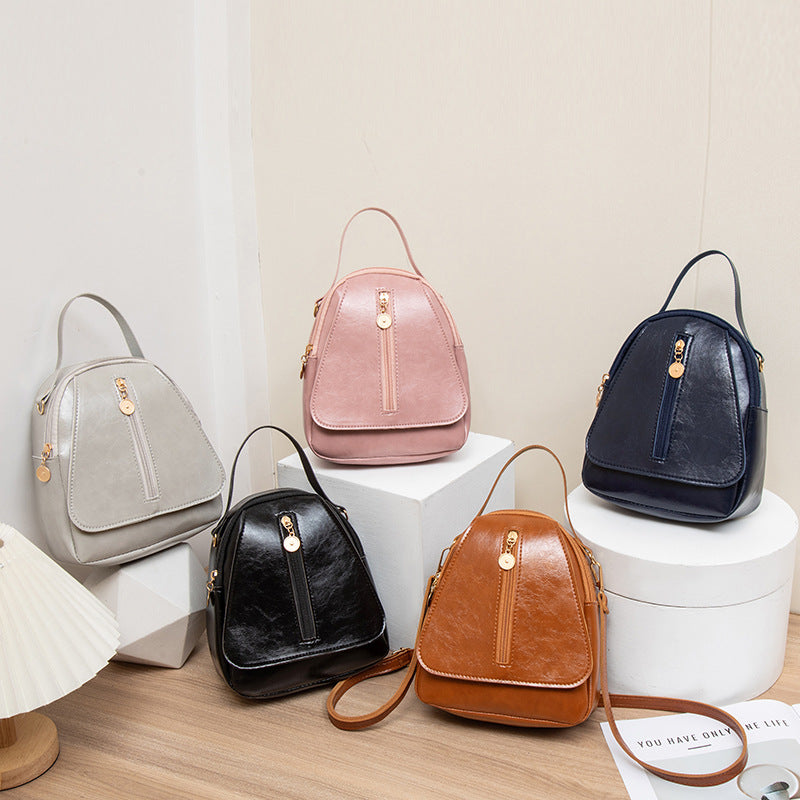 Women's Texture Soft Leather Fashion Retro Single-layer Large Women's Messenger Bag