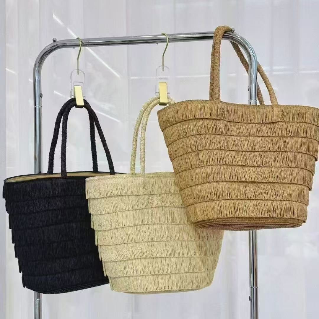 Women's Straw Woven Fashion Large Capacity Commuter Women's Shoulder Bag