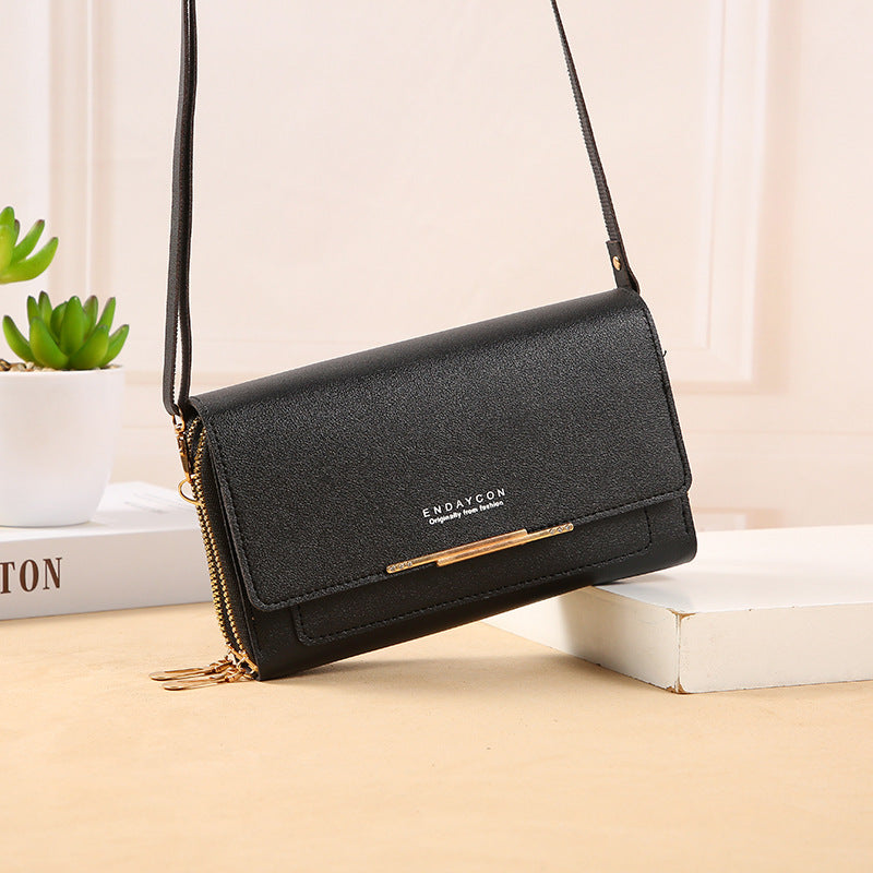 Charming Beautiful Women's Korean Mid-length Clutch Shoulder Bags