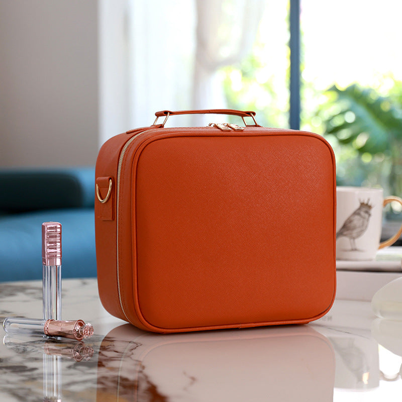 With Mirror Simple Artist City Convenient Cosmetic Cases