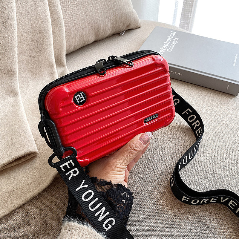 Women's Hard Mini Toiletry Storage Box Dinner Makeup Bag