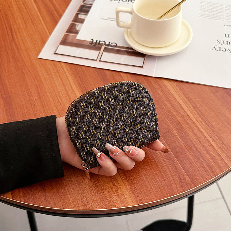 Durable Fashion Texture Semicircle Hand Holding Purses