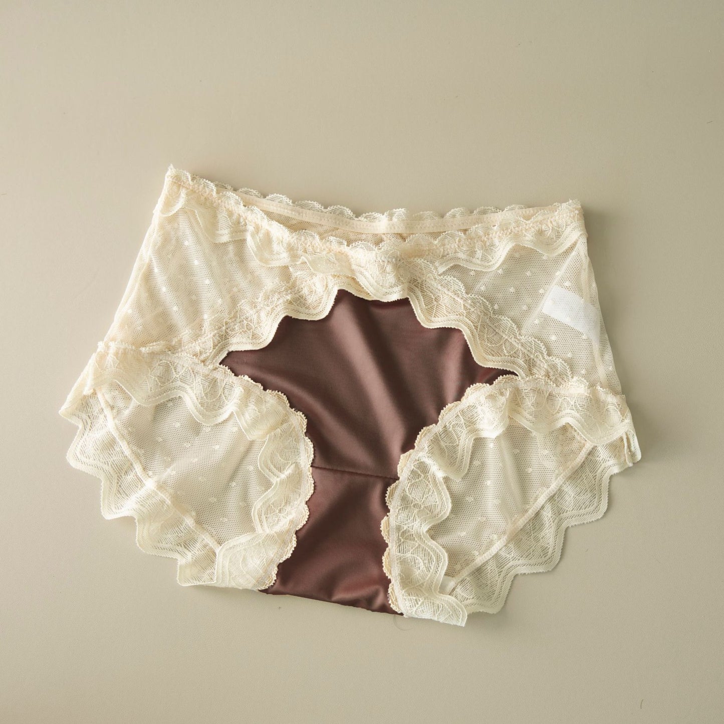 Women's Summer Traceless Lace Mulberry Silk Maintenance Panties