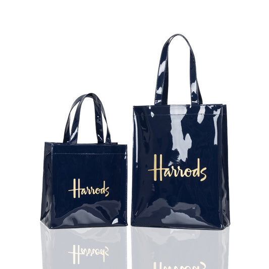 Blue Gold Word Fashion Simple Shopping Shoulder Bags