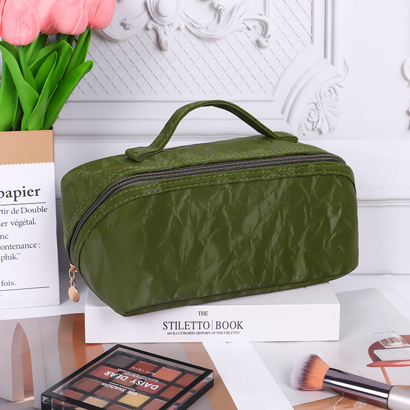 Women's Texture Good-looking Chinese Style Portable Storage Makeup Bag