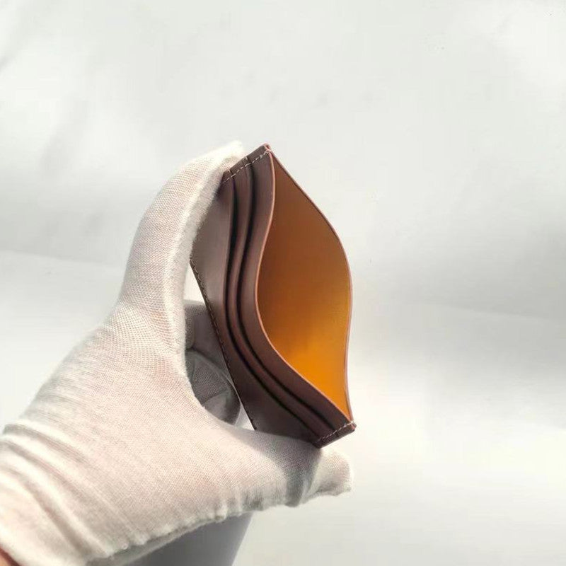 Women's & Men's & Credit Dog Teeth Elegant Clamp Card Holder