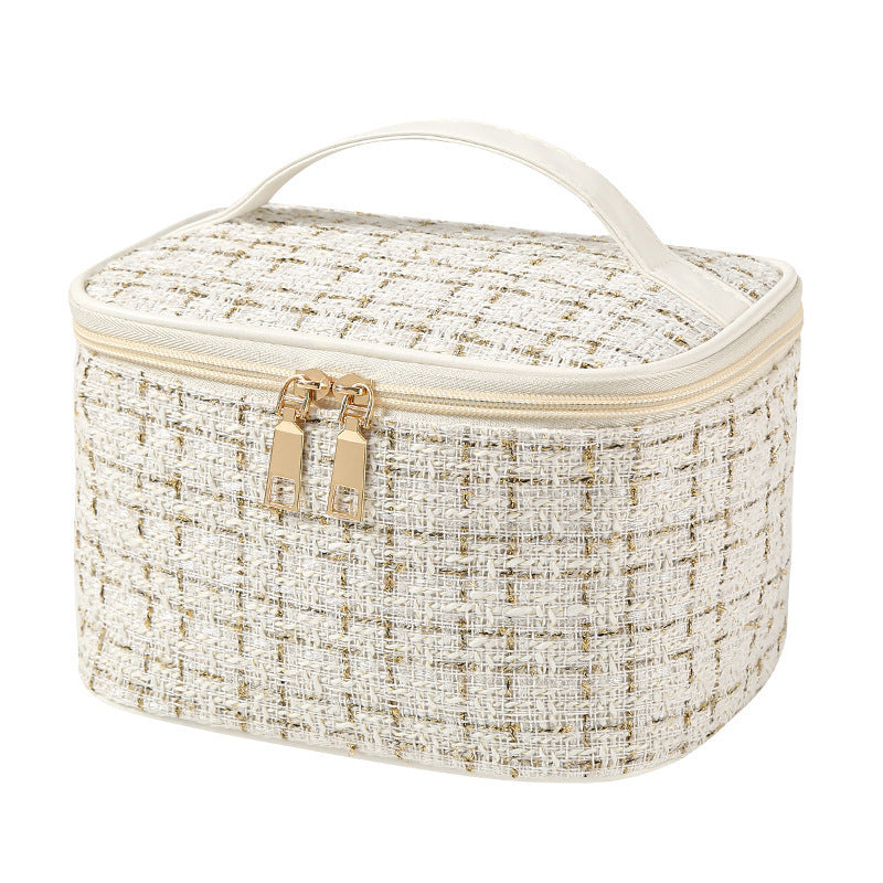 Women's Classic Style Large Capacity High Sense Portable Makeup Bag
