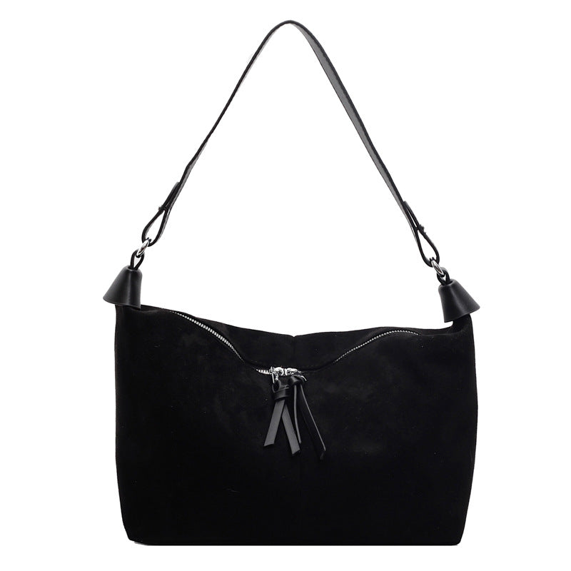New Slouchy Popular Women's Retro Frosted Shoulder Bags
