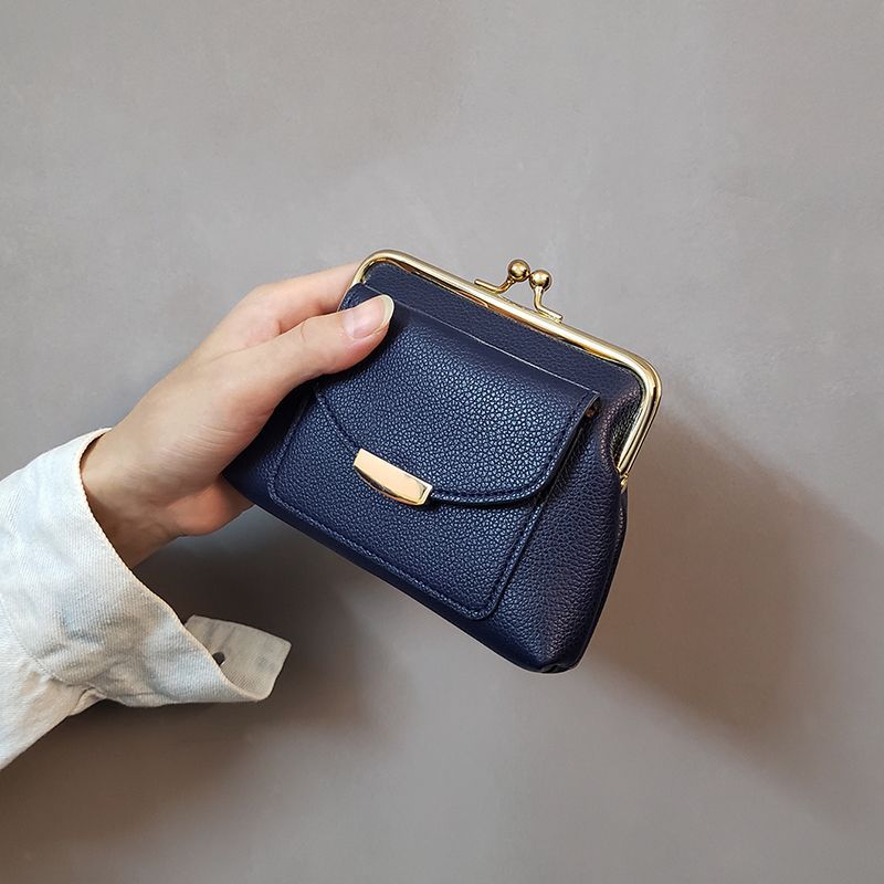 Women's Lychee Pattern Fashion For Short Cute Trendy Coin Purses