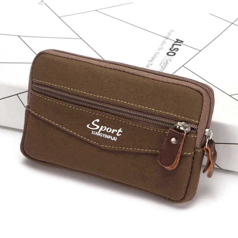 Single-layer Inch Mobile Canvas Construction Site Phone Bags