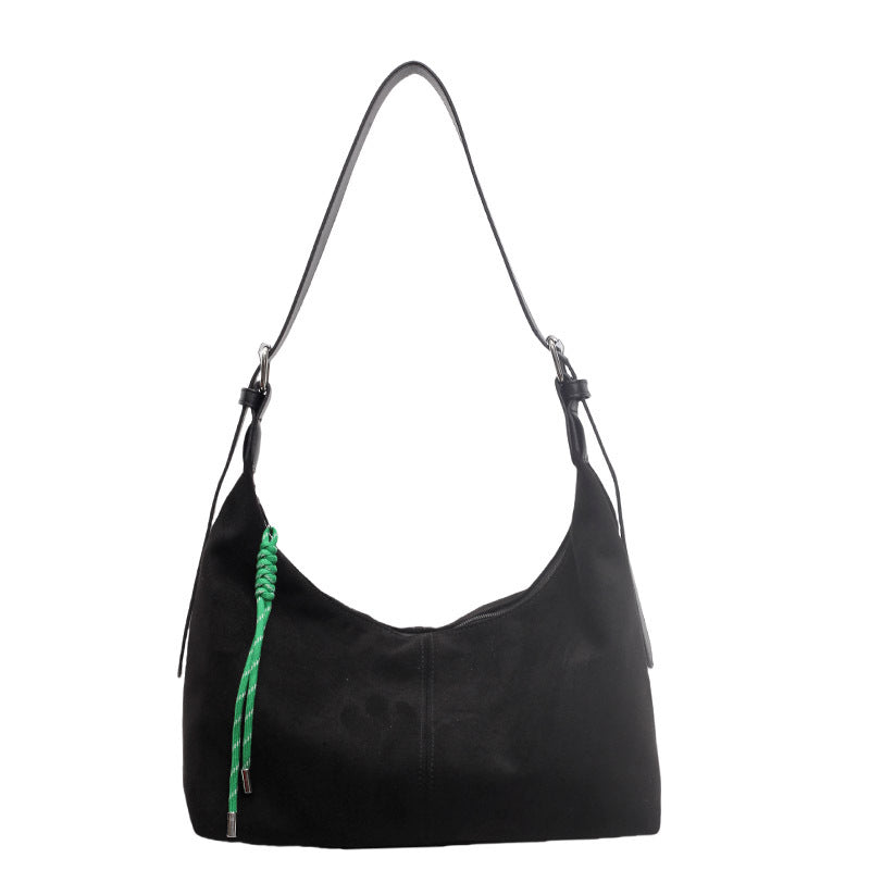 Women's Retro Large Capacity Totes Simple Fashion Commuter Class Korean Style Women's Shoulder Bag
