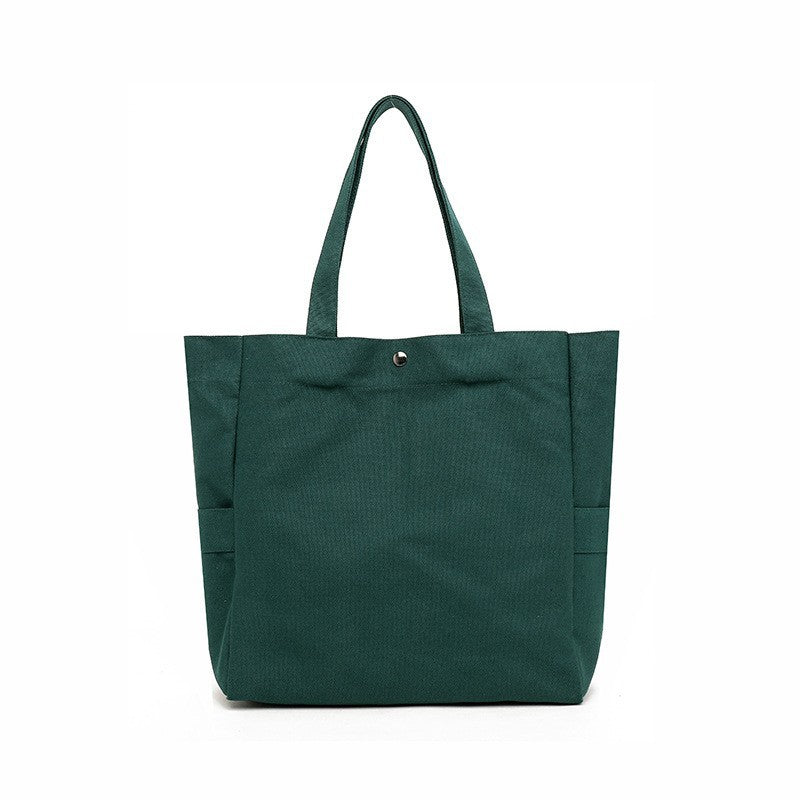Women's Canvas Artistic Shopping Korean Style Women's Shoulder Bag