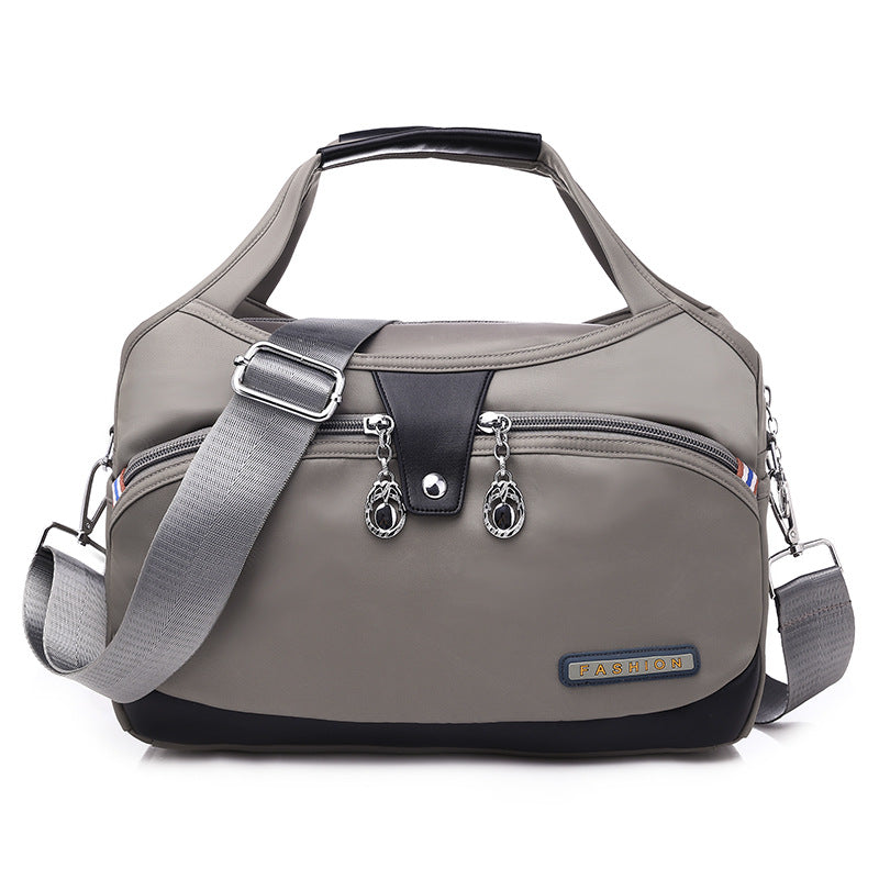 Women's And Lightweight Oxford Cloth Korean Style Large Capacity Waterproof Shopping Shoulder Bags