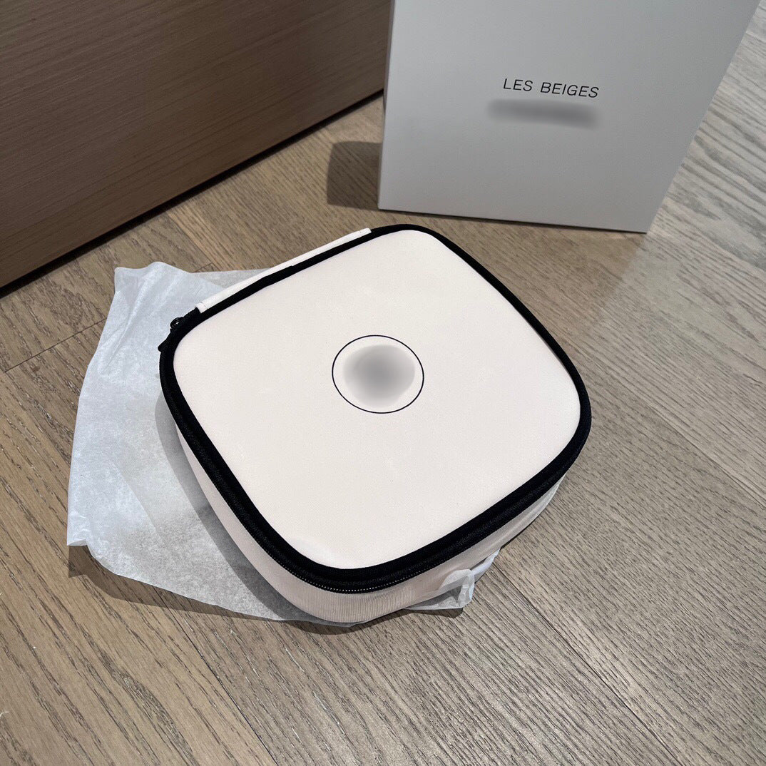 Gift Luxury Series Beige Large Capacity Desktop Cosmetic Bags