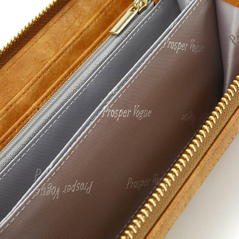Women's Stitching Multifunctional Clutch Fashion Large Capacity Ladies Wallet