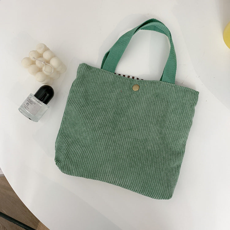 Women's Retro College Style Morandi Tone Handbags