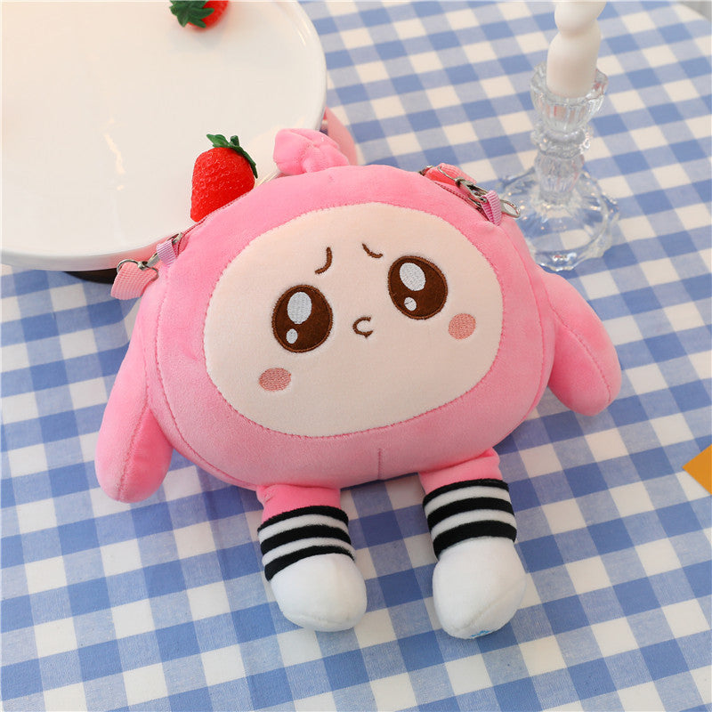 Doll Cartoon Heart Egg Puff Party Crossbody Bags
