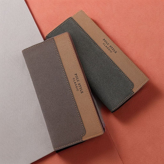 Men's Large Capacity Multiple Slots Two Colors Men's Wallets