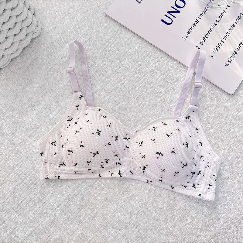 Women's Simple Sweet Vest Breathable Comfortable Push Bras