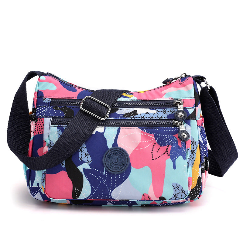 Printed Korean Style Fashionable Waterproof Simple Chic Large Women's Messenger Bag