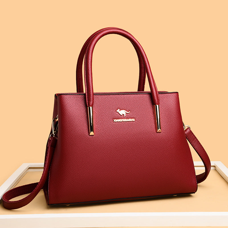 Women's Kangaroo Large Capacity Fashion Mom Commuter Handbags