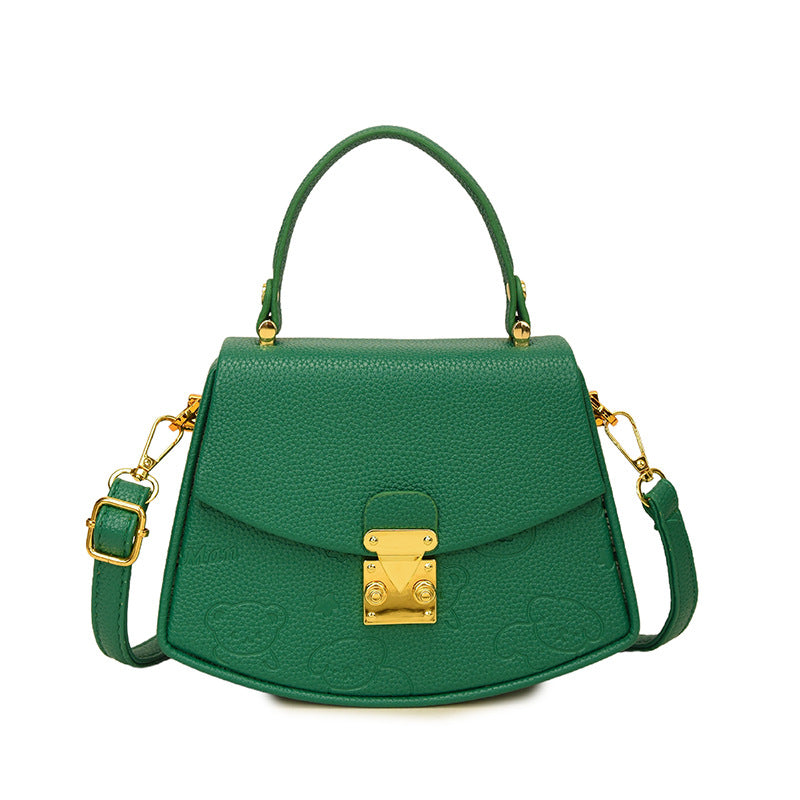 Style Sandwich Pocket Chain Soft Surface Women's Shoulder Bag