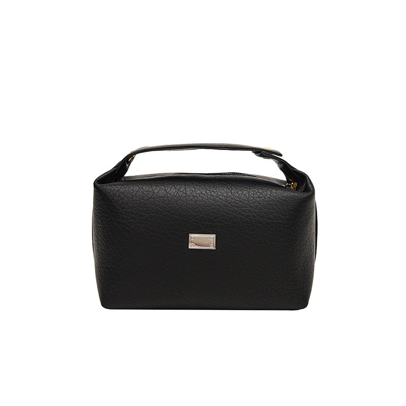Portable Cosmetics Storage Simple Solid Color Cosmetic Bags