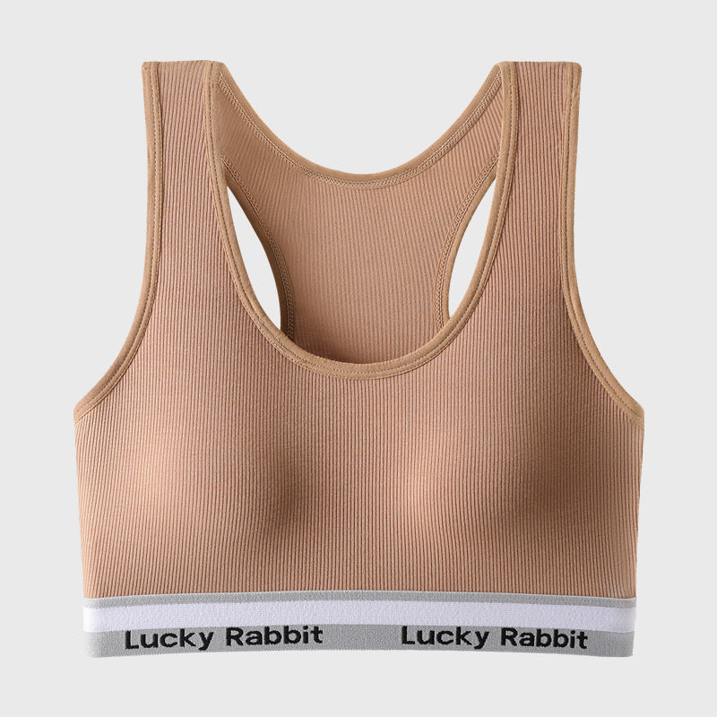 Women's Cotton Chest Pad Wireless Push Up Yoga Bras