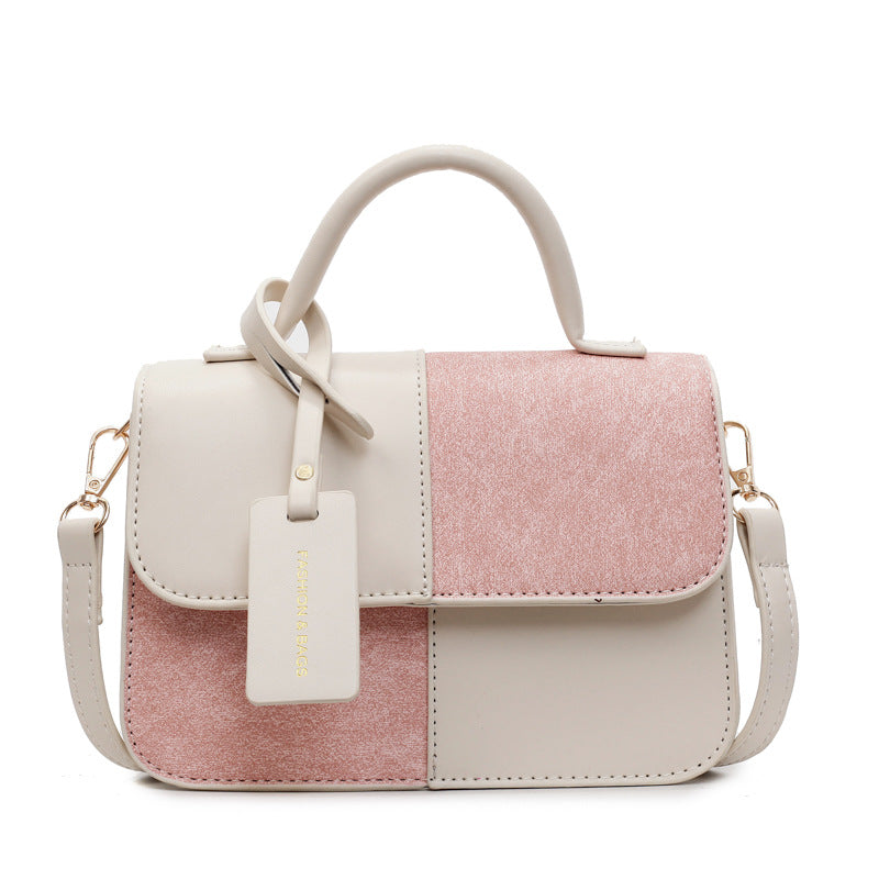 Women's Fashion Stitching Texture Portable Commuter Western Bags