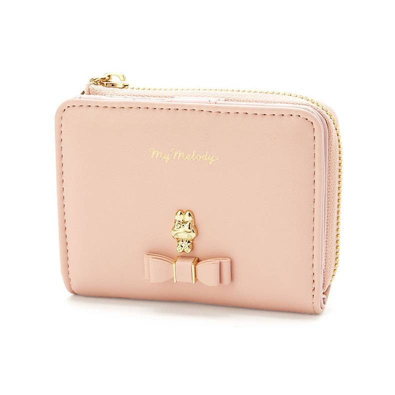 Women's Short 2 Fold Clow Style Zipper Ladies Wallets