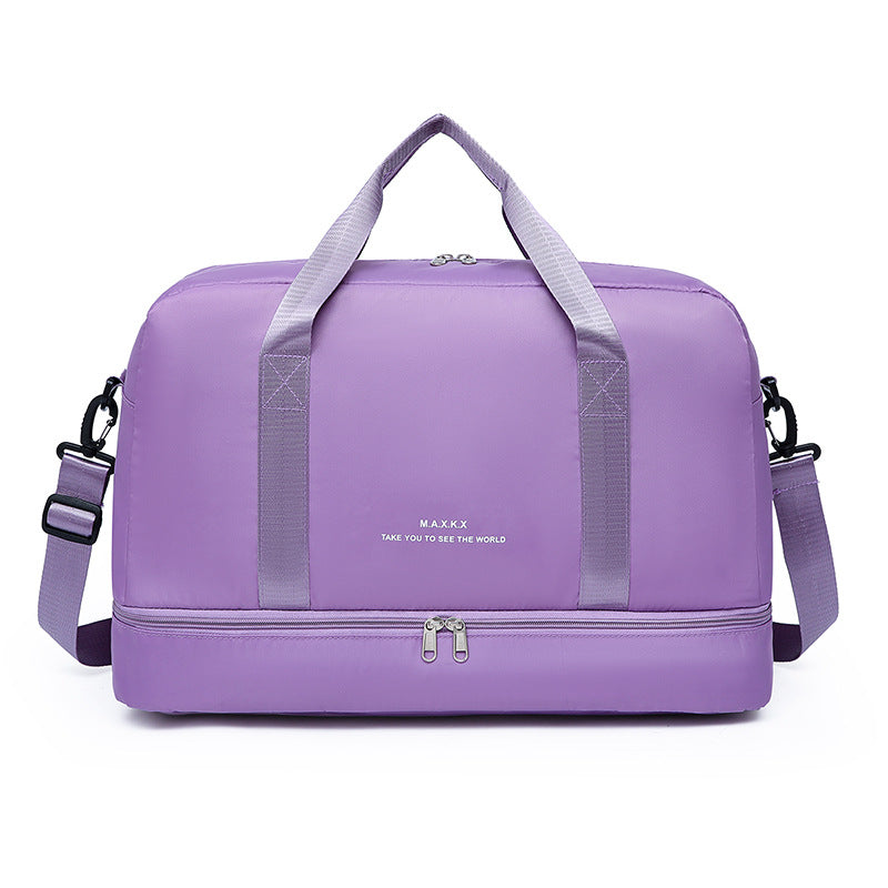 Women's Independent Shoe Warehouse High Sense Dry Wet Separation Travel Bags