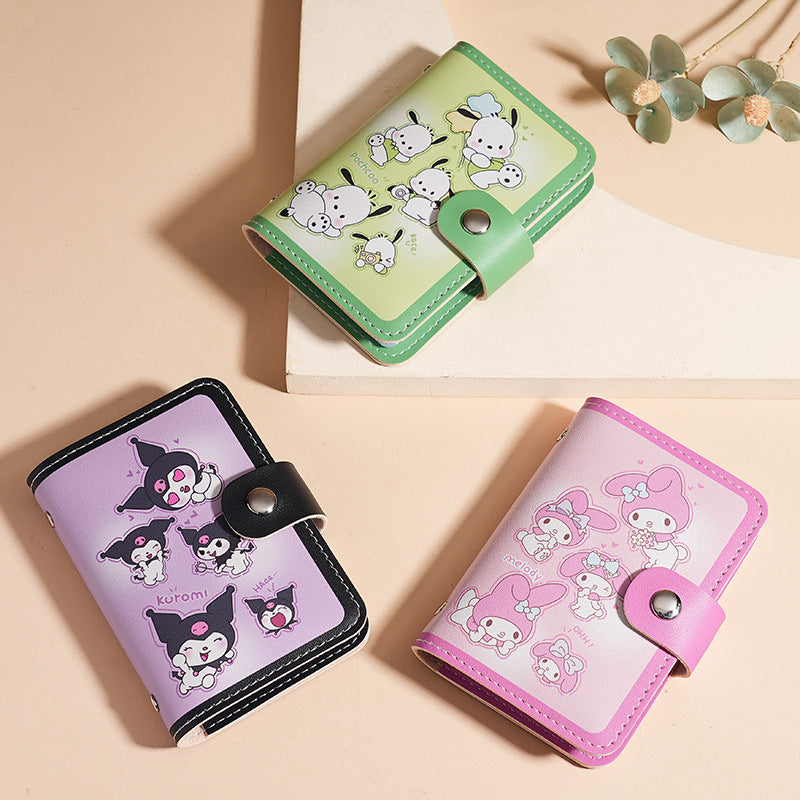Women's & Men's & Cartoon Cute Personality Large Capacity Card Holder