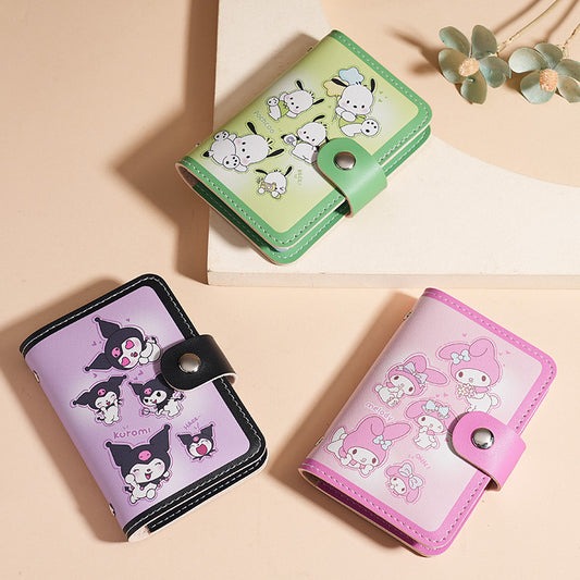 Women's & Men's & Cartoon Cute Personality Large Capacity Card Holder