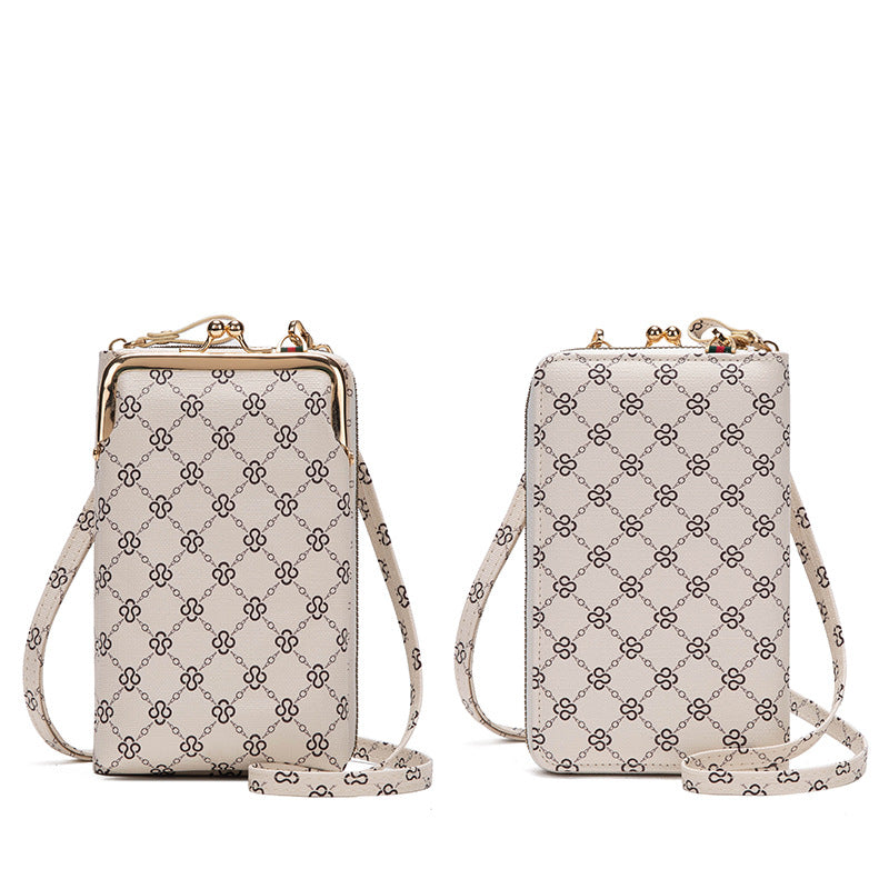 Women's Cell Fashion Presbyopic Zipper Mini Phone Bags