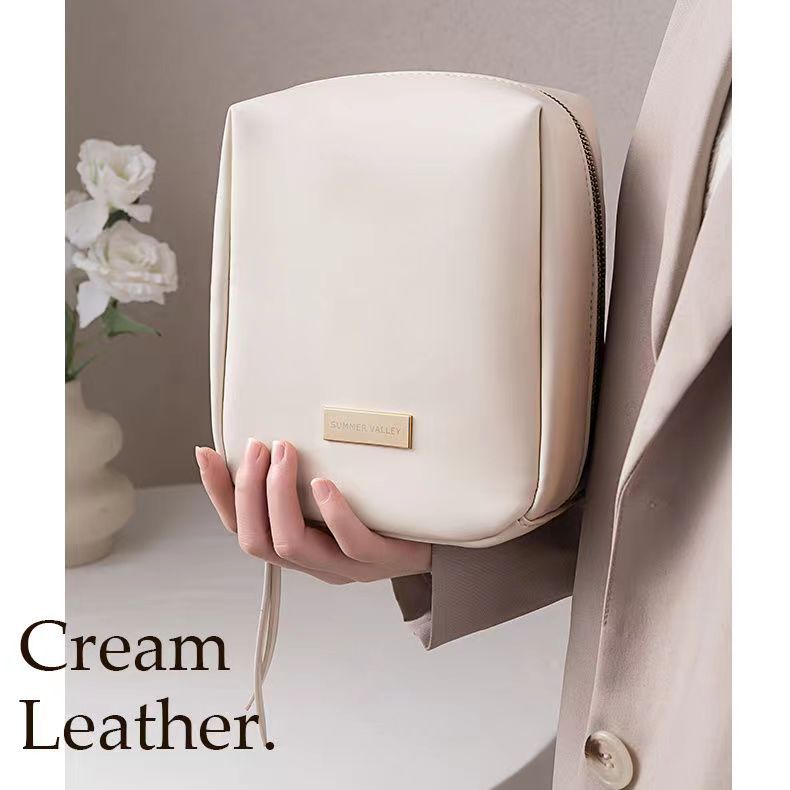 Women's Egg Shell Portable Large Capacity Storage Skin Care Cosmetic Bags