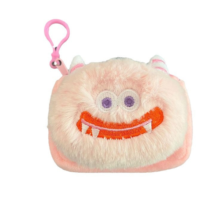 Cute Monster Plush Cartoon Girlish Ugly Doll Coin Purses