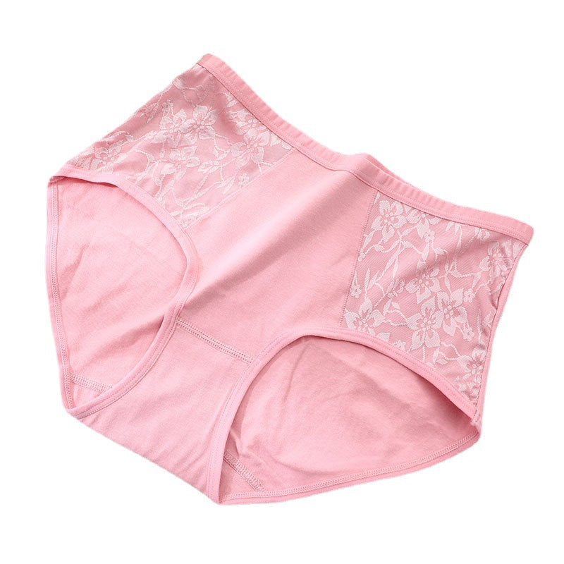 Women's Candy Color High Quality Medium Cotton Panties