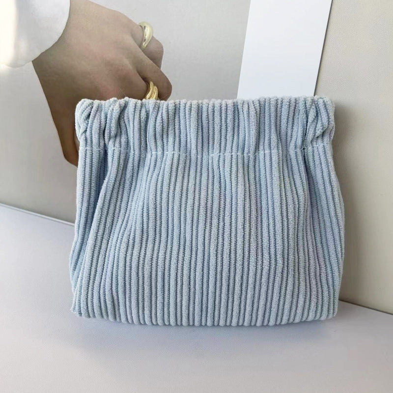 Unique Women's Shrapnel Storage Portable Corduroy Cosmetic Bags