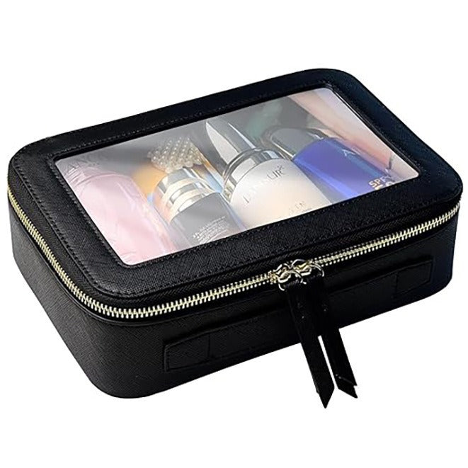 Dry Wet Separation Wash Stitching Large Window Portable High Makeup Bag