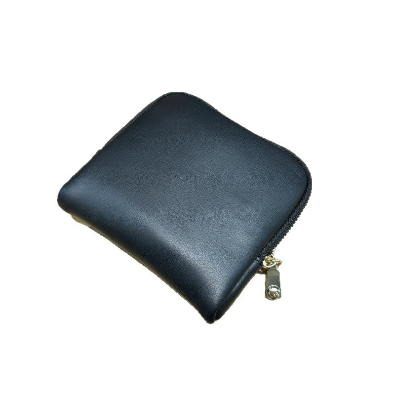 Storage Plain Oil Wax Leather First Layer Cowhide Jewelry Bracelet Makeup Bag